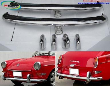 Volkswagen Type 3 bumper (1963–1969) by stainless steel   (VW Typ 3 Stoßfänger)