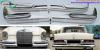Mercedes W111 W112 Saloon bumpers (1959 - 1968): 220B, 220S, 220SE, 230S, 300SE, 300SEL, 220 SEB