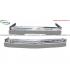 BMW E21 bumper (1975 - 1983) by stainless steel (BMW E21 Stoßfänger) One set includes:  One front 