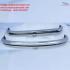 Bumper Volkswagen Type 3 (1970-1973) in stainless steel  (VW Type 3 Stoßfänger) #VWType3