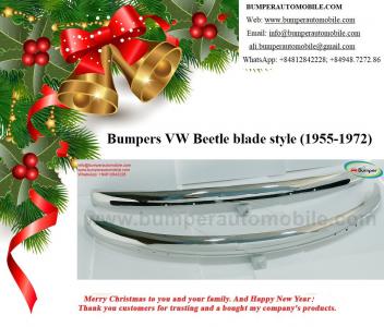 Bumpers VW Beetle blade style (1955-1972) by stainless steel