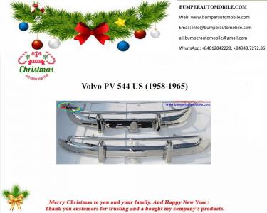 Volvo PV 544 US type bumper 1958-1965  by stainless steel