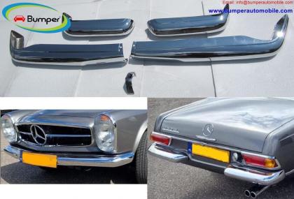 Mercedes Pagode W113 bumpers without over rider (1963 -1971) models 230SL 250SL 280SL