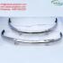 BMW 501 502 bumpers full set by stainless steel new